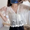 Women's Sun Protection Lace Shawl Cardigan - Korean Style Short Jacket for Summer