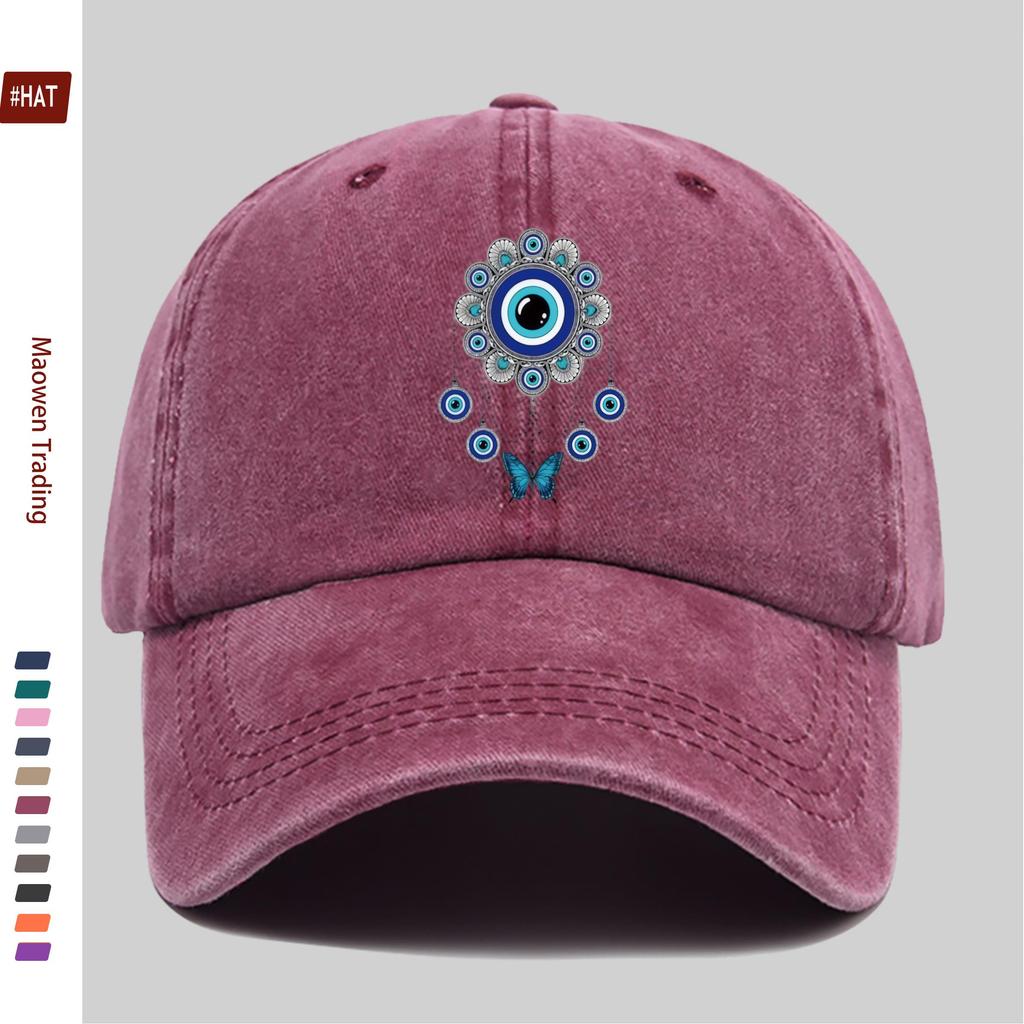 Pc Butterfly Pendant Pattern Print Baseball Cap Sun Hat with Blue Butterfly Print Comfortable Lightweight Trucker Decorative Ha