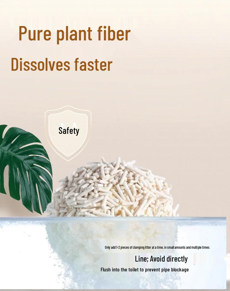 Boca Pure Tofu Cat Litter - Indoor, Dust-Free, Strong Deodorizing, Antibacterial, Instant Clump, Original Flavor