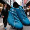 Men's Casual Single Shoes Fashionable British Sports Style Casual, Cross-border Leather Shoes Size 38-48