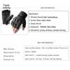 Outdoor Combat Half Finger Gloves for Men's Mesh Breathable Soft Shell Cycling Shooting Gloves Summer Hiking Camping Accessories