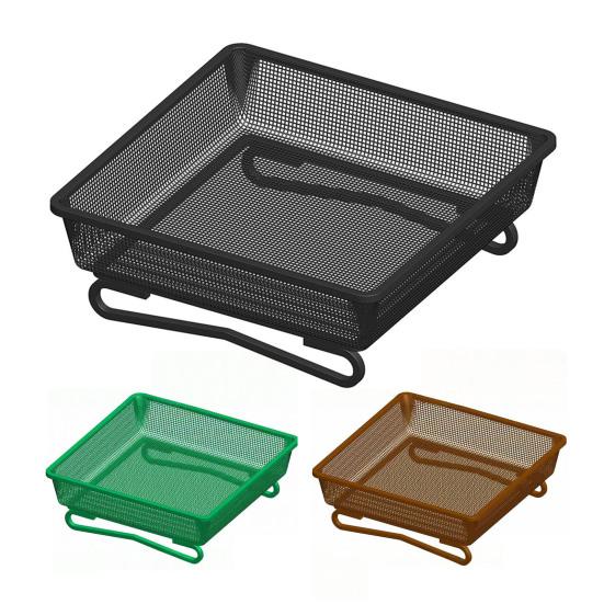 Metal Square Birds Feeder Tray Wild Birds Seeds Feeding Mesh Tray Outdoor Hummingbird Feeder Station for Outside Backyard