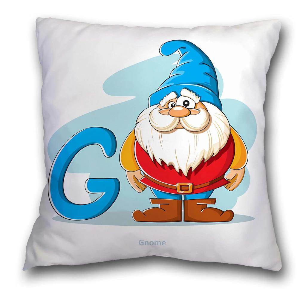 Cartoon Letter Decorative Pillowcase Living Room Office Home Pillowcase Car Ornaments