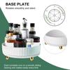 360 Rotation Non-Skid Spice Rack Pantry Cabinet Turntable with Wide Base Storage Bin Rotating Organizer for Kitchen Seasoning