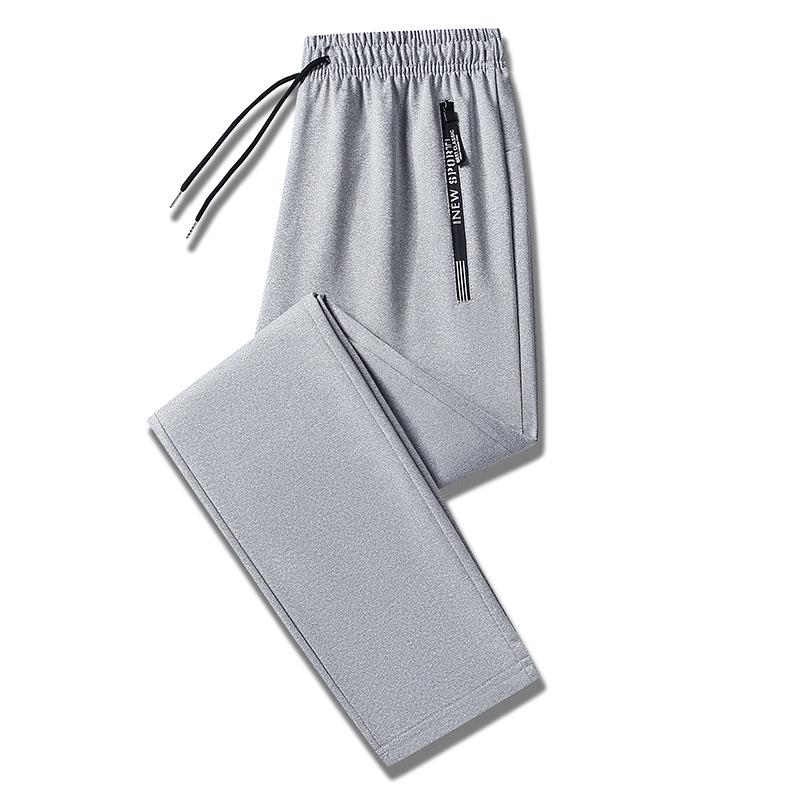 2025 Men's Straight Loose Sports Sweatpants - Versatile Spring & Autumn Casual Plus Size Pants
