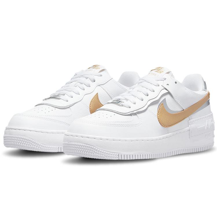 Nike Air Force 1 Low Shadow Bianco Oro Donna DM3064-100