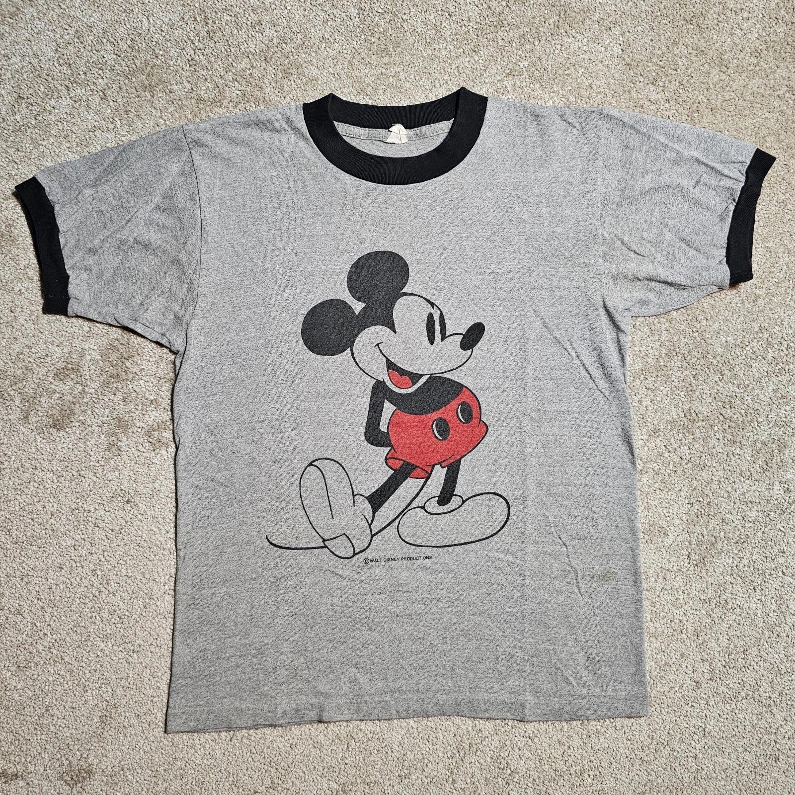 

Vintage 70s 80s Tropix Togs Mickey Mouse T-shirt Mens M/S Classic Grunge Preppy XL