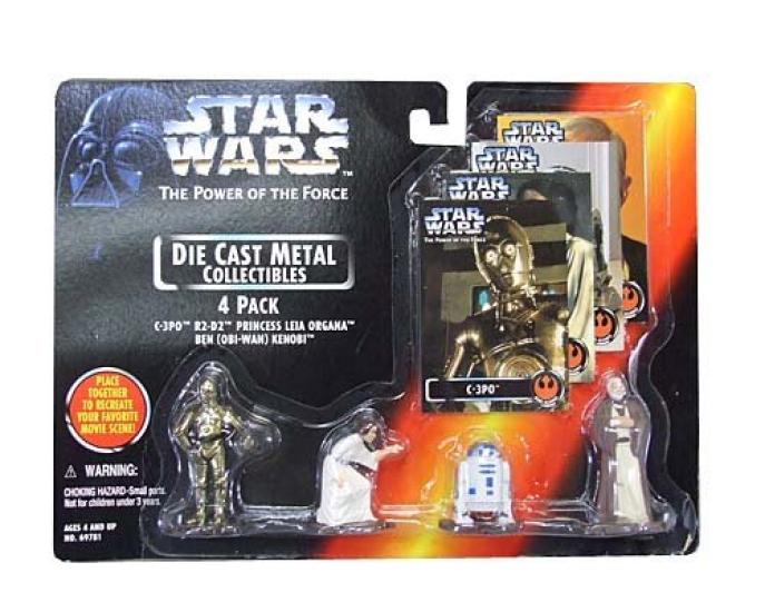 

Star Wars Diecast Metal Collectible 4 Pack