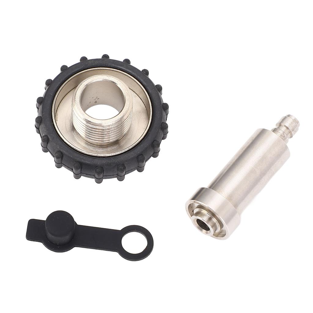 Conector tată DIN la 8mm pentru reîncărcare butelie de gaz, Adaptor rezervor scuba pentru regulator de scufundări, Mare la