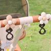 Baby Stroller Hook Sweet Flower Children Cart Umbrella Hanging Bag Storage Loop Hook Infant Supplies Storage Accessories