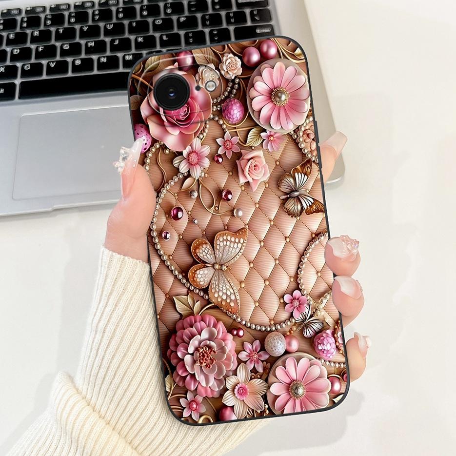 Für Apple iPhone 16e 5G Hülle Luxus Candy Lackierte Rückseite Stoßfeste Handyhülle Für iPhone SE 4 SE4 2025 iPhone16E Weiche Hülle