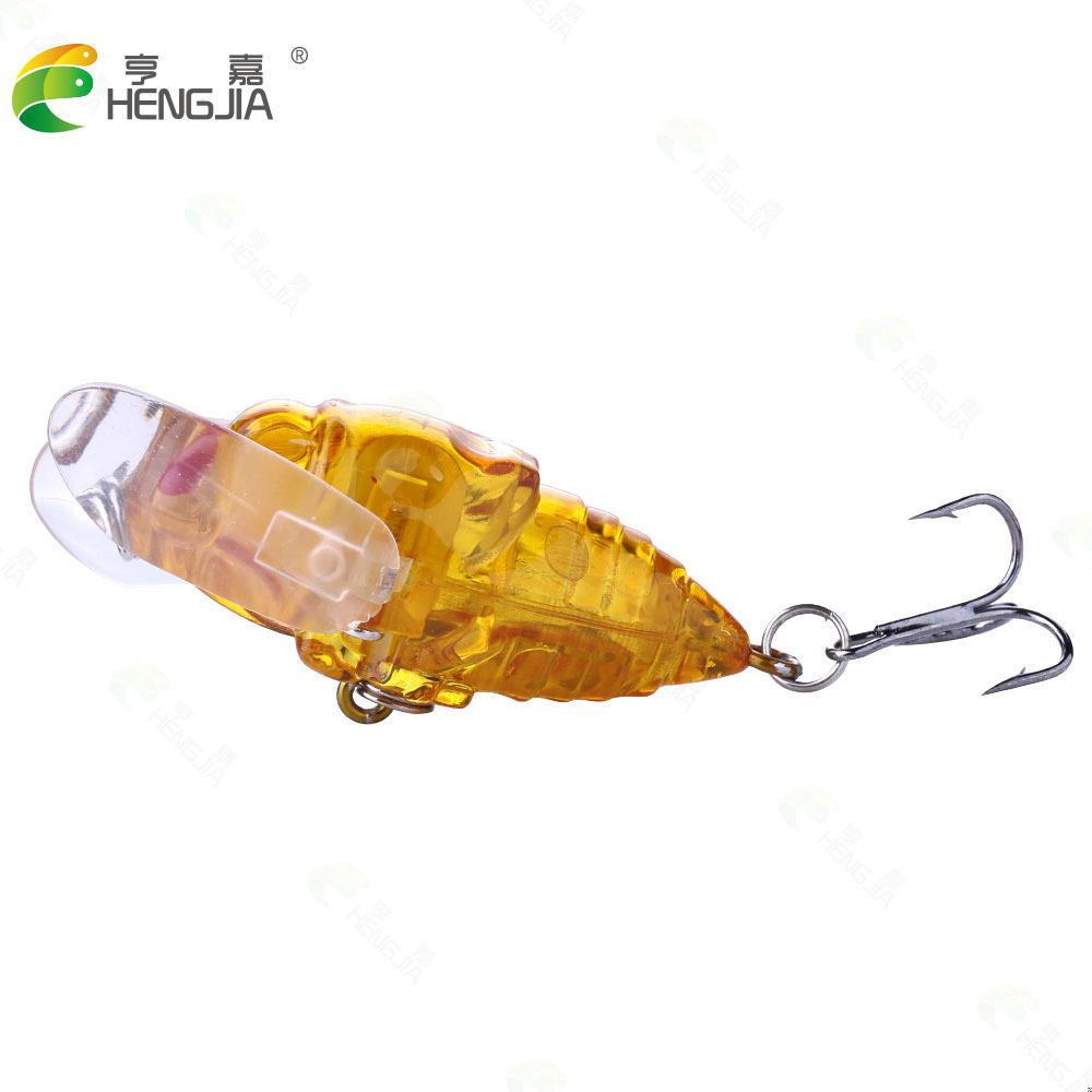 8Bionic Cicada Lure Hook Bait4CM6GFloating Water Freshwater Fishing Bait Fishing Gear Fishing Supplies