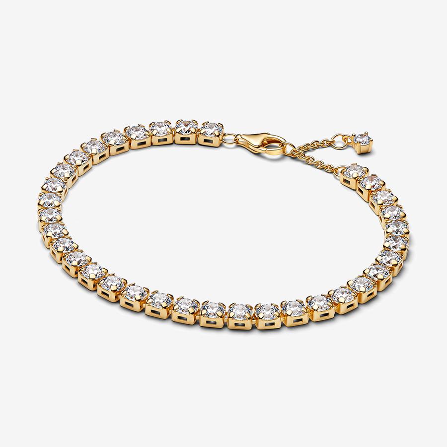 Neues 925er Silber Funkelndes Herz zu Herz Ewige Rose Tennis Schiebearmband Mode DIY Charme Schmuck Exquisites Geschenk