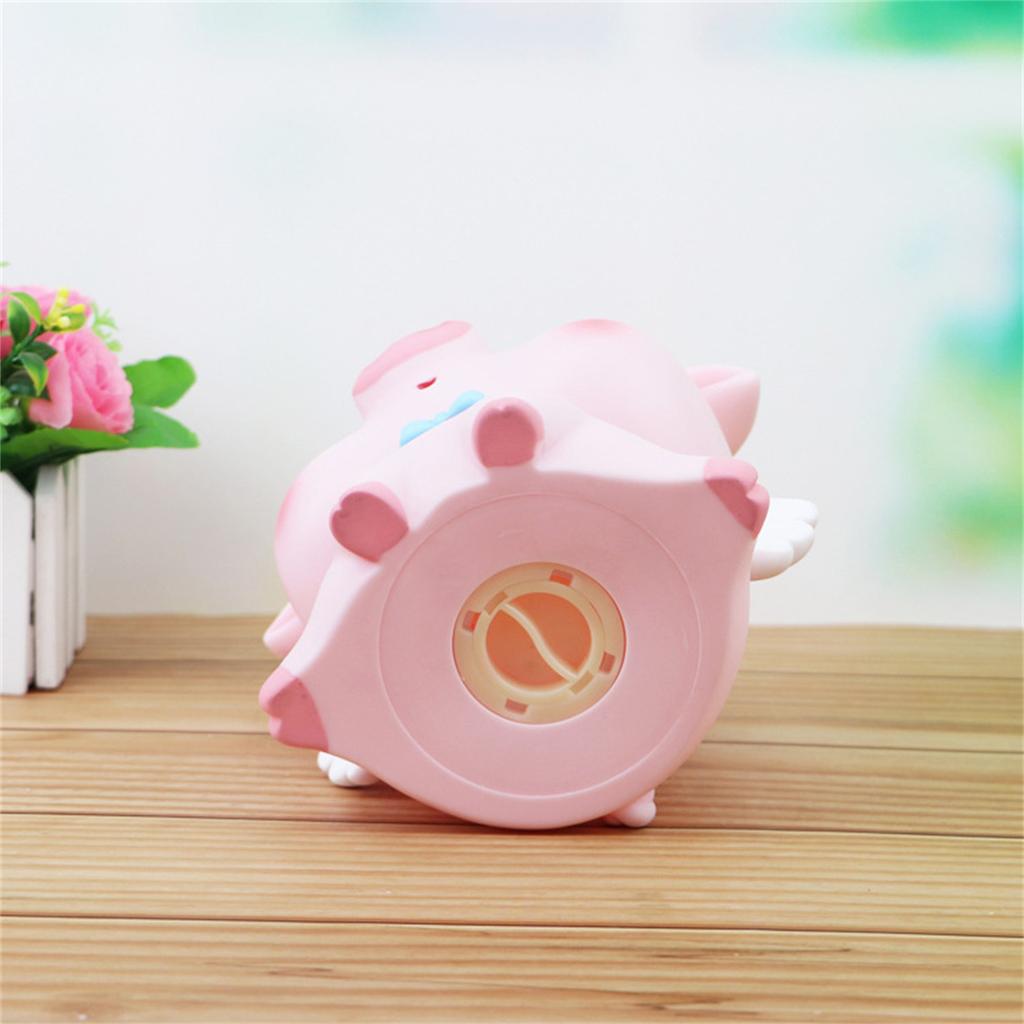 Piggy Bank Cute Cartoon Pig Shape Small Portable Piggy Bank Decorative Ornament for Little Girls Chi