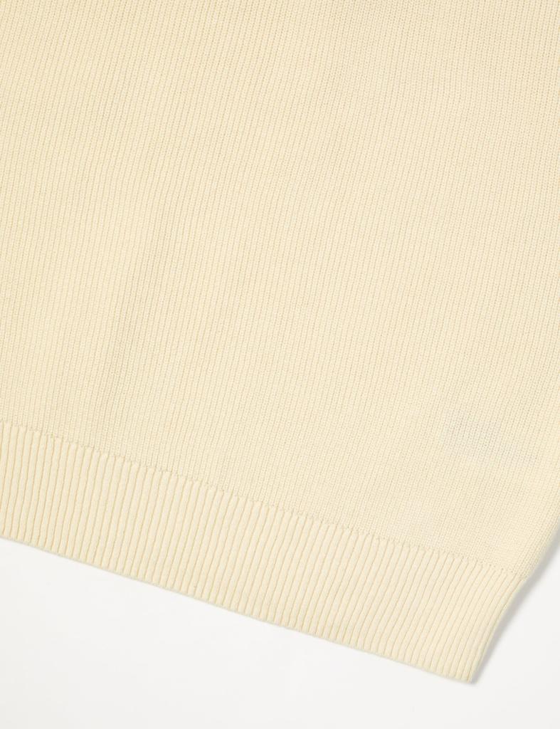 Amazon Essentials Men's Rib Knit Turtleneck Sweater, 100% Cotton, Ivory, Size XL