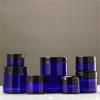 20/30/50/60/100/250g Blaue Glas-Kosmetikdose, Versiegelter Feuchtigkeitscreme-Tiegel, Nachfüllbarer Behälter für Gesichts- und Augencreme