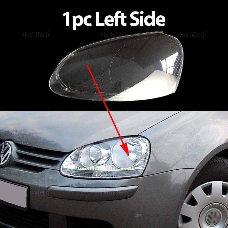 Headlight Lens Cover for VW Golf 5 MK 5 Jetta A5 GT GTI R32 2005-2009 Car Headlamp Cover Transparent Lampshade Lamp Hood Shell