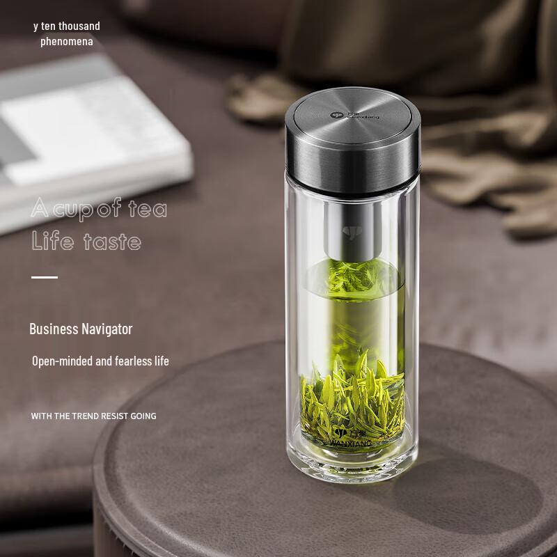 WANXIANG V303R Double-Layer Glass Mug