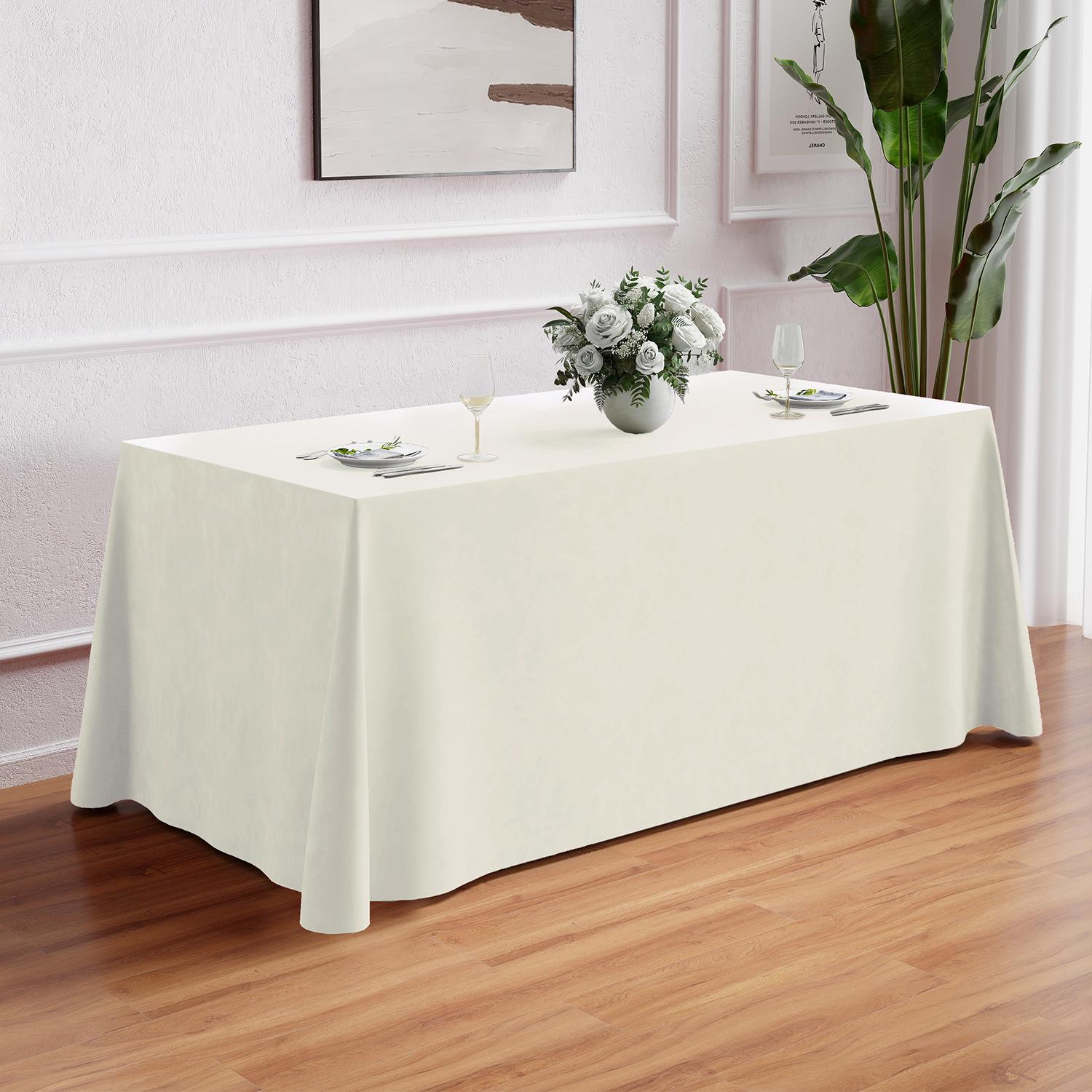 

Однотонная утолщенная скатерть из голландского флиса, прямоугольная накидка на стол, деловая скатерть, выставочная реклама, наземный маркетинг, офисная встреча 120*160cm