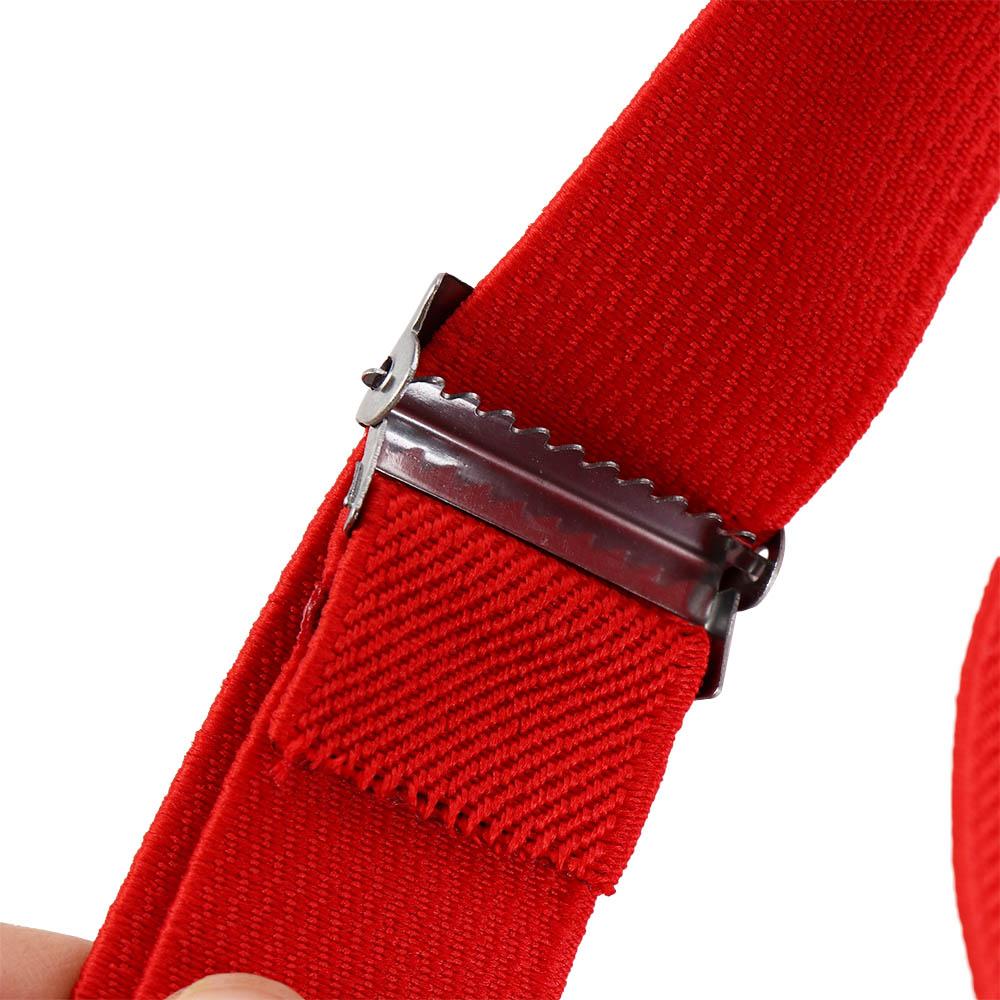 Solid Color For Children Strap Clip Bow Tie Tie Suspenders Set Suspenders Clips Hanging Pants Clip