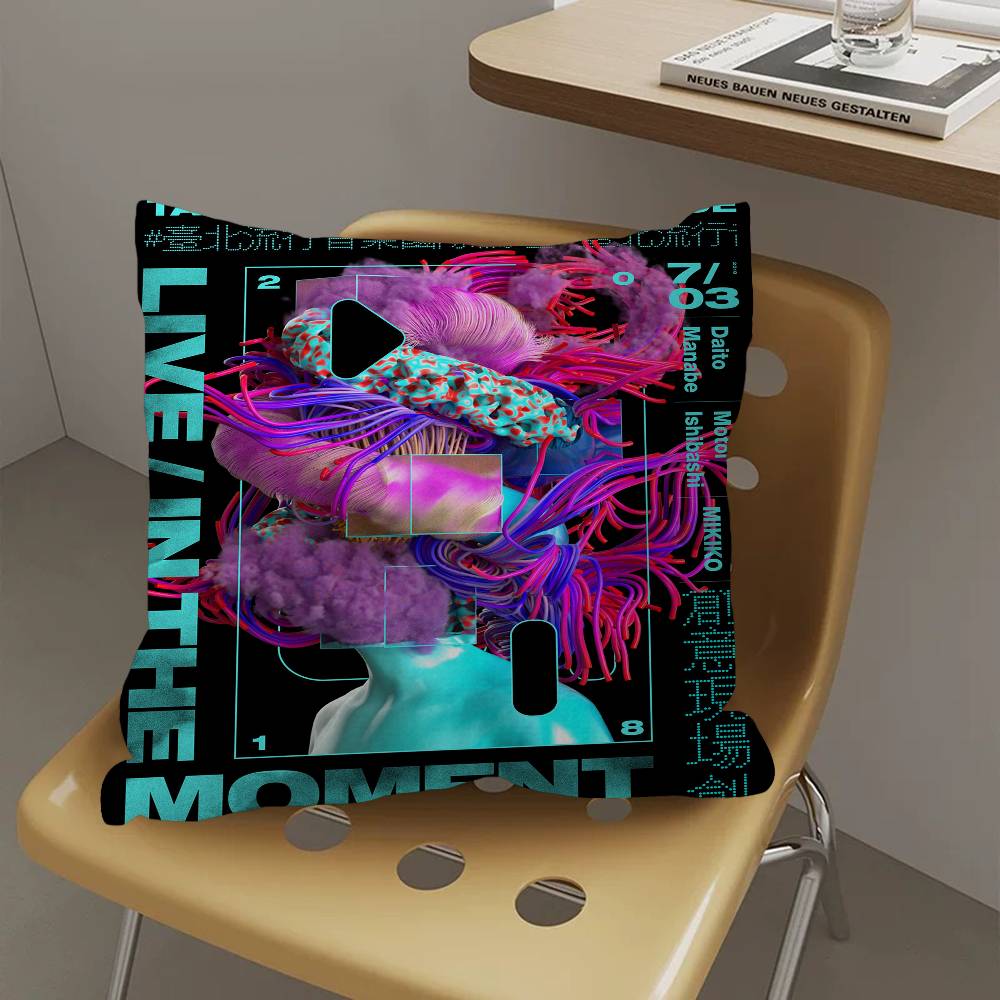 Band T-Tame I-Impala Pillow Covers Cartoon Sofa Decorative Home Double-sided Printing Short Plush Cute Cushion Cover