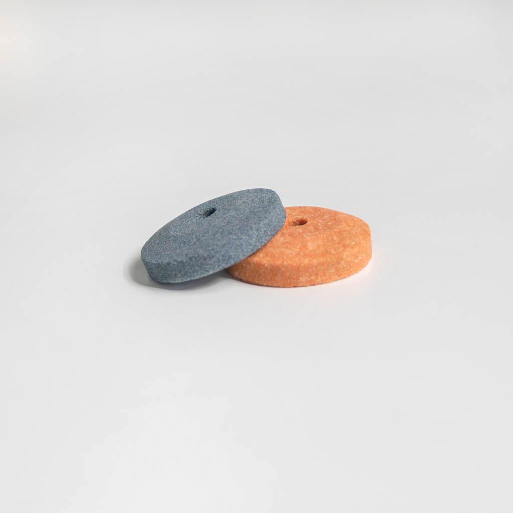 Set of sharpening stones (2 pcs) for the Mega-M 22. 25. 32. N meat slicer