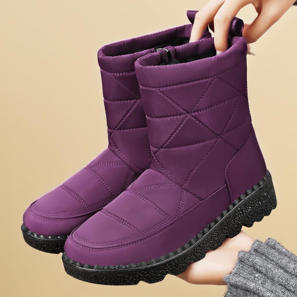 Shoes Women's Snow Boots Cold-proof and Warm Winter Shoes Velvet Shoes Thickened Boots Cotton Shoes Women's Winter