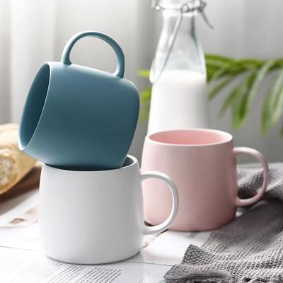 Tazza Opaca Personalità Creativa Tazza in Ceramica Casa Tazza a Pancia Larga Ufficio Tazza per Acqua di Grande Capacità Tazza Regalo Souvenir