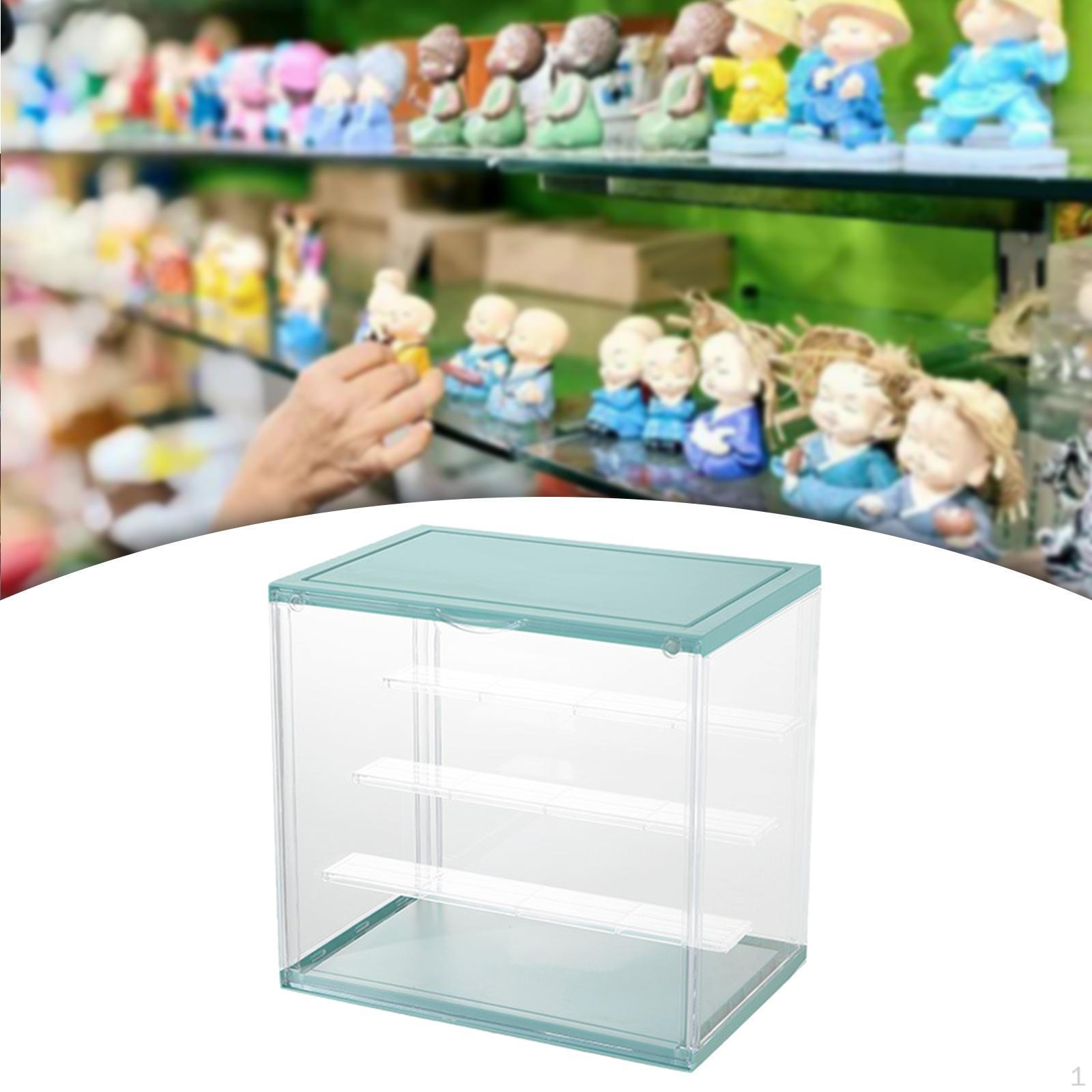 

Акриловый дисплейный чехол, прозрачный, 3-слойный, органайзер для хранения коробок зелёный