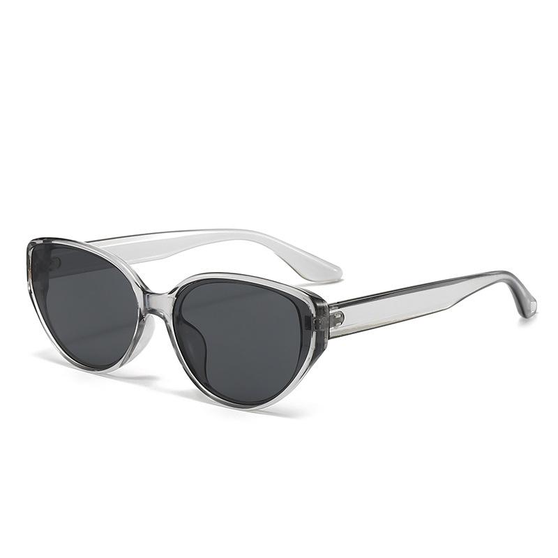 

Fashion Cat Eye Sunglasses For Men Women Simple Outdoor Casual Triangle Eyewear Office Anti-blue Light Glasses Accessory серый