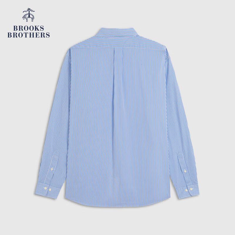 Brooks Brothers Men s Striped Pocket Logo Shirt L