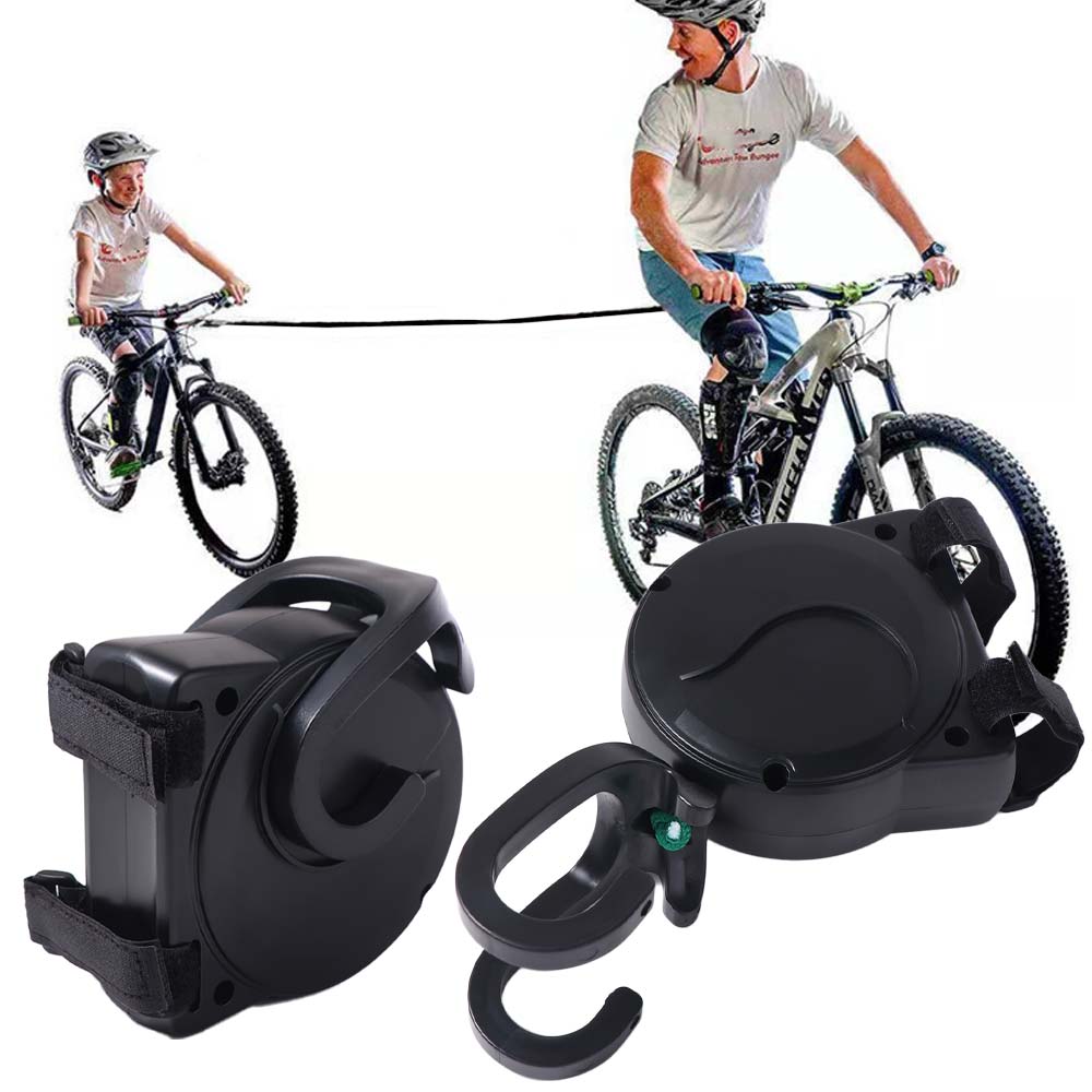 Zugseil Fahrrad Abschleppseil mit Haken MTB Anhängeseil Tragbares Fahrrad Zugseil Mountainbike