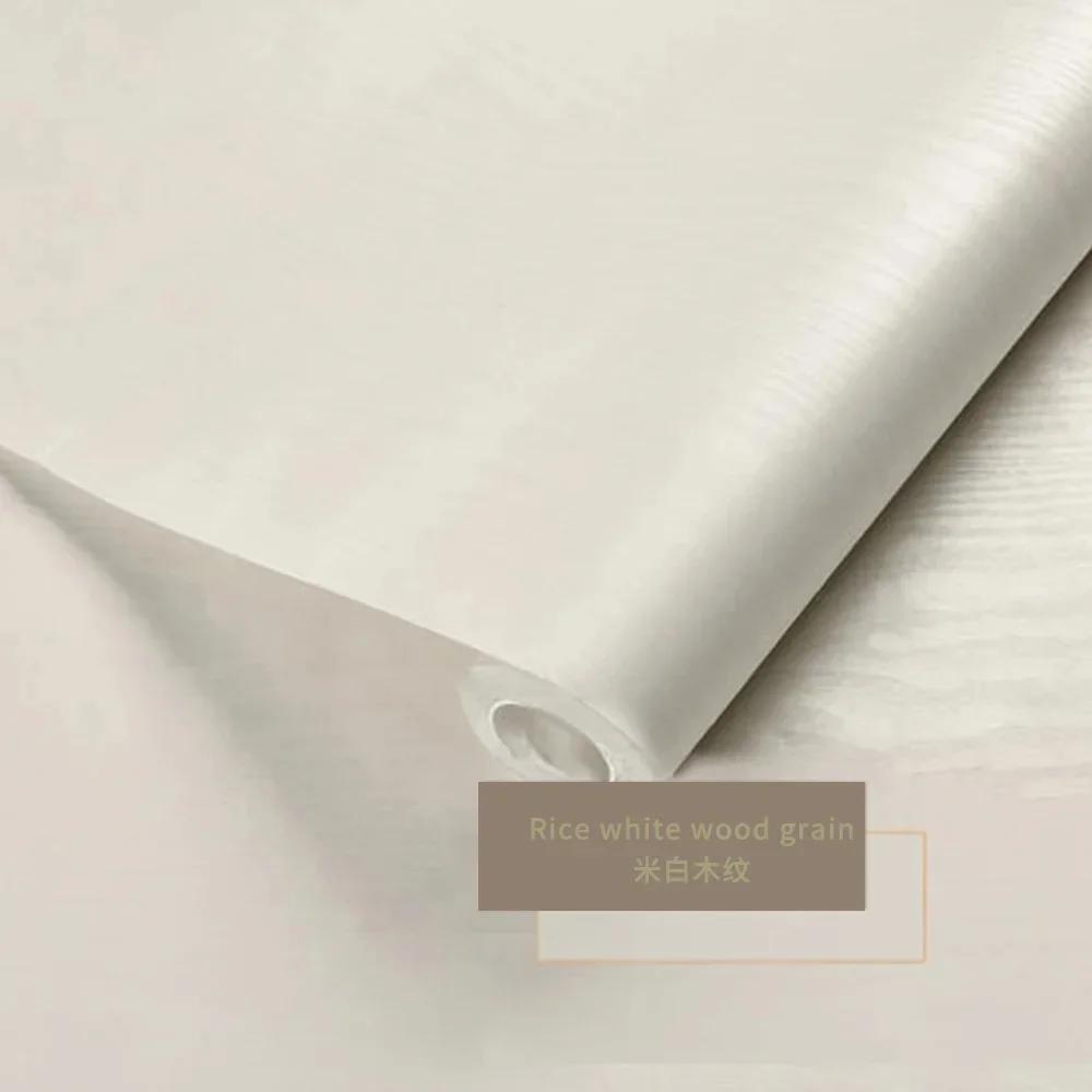 Waterproof Wood Grain Wallpaper Tables Wardrobes Cabinets Furniture Renovation decoration Self Adhesive Wallpaper