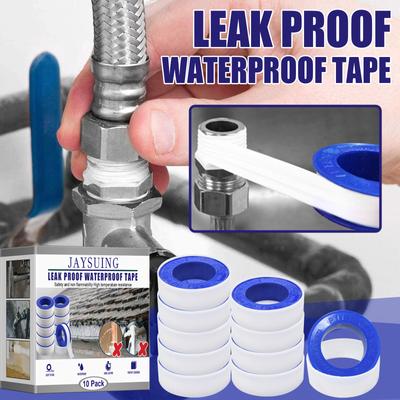 Waterproof Raw Meal with Pure PTFE Material with Angle Valve Water Pipe Faucet Waterproof Sealing Tape