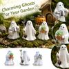 3 Pack Resin Ornaments for Halloween Outdoor Garden Patio Home Decorations
