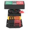 AS 22 25N Double Push Button Switch with LED Light NoNC On Off Momentary Button(220VAC )