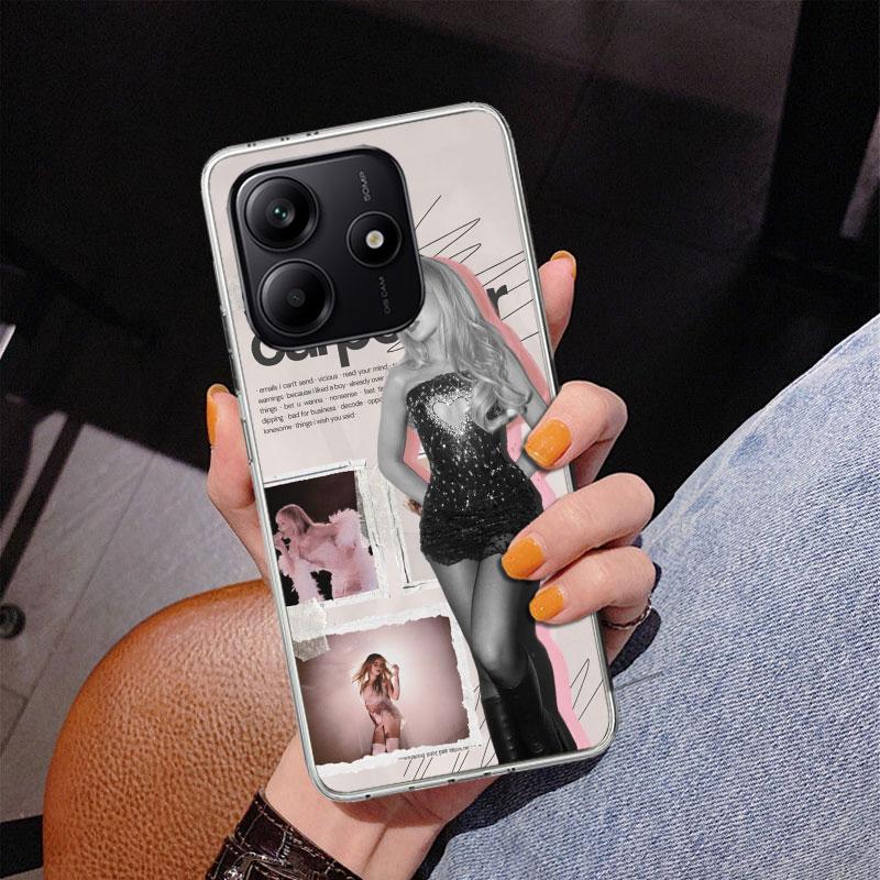 CR66 S-Sabrina C-Carpenter Phone Case For Xiaomi Redmi Note 15 14 13 12S 12 11 Pro Plus 14S 11S 11E 10 10S 11T 5G Personalized C