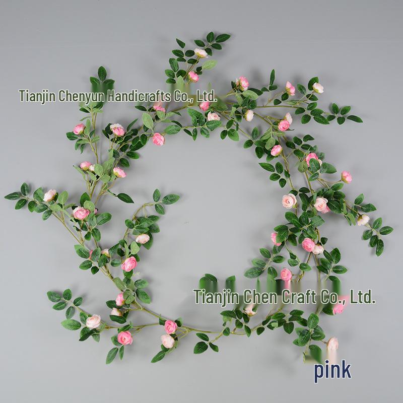 Artificial Rose Flowers for Wedding Decor: Rose Wall & Tea Bud Vine