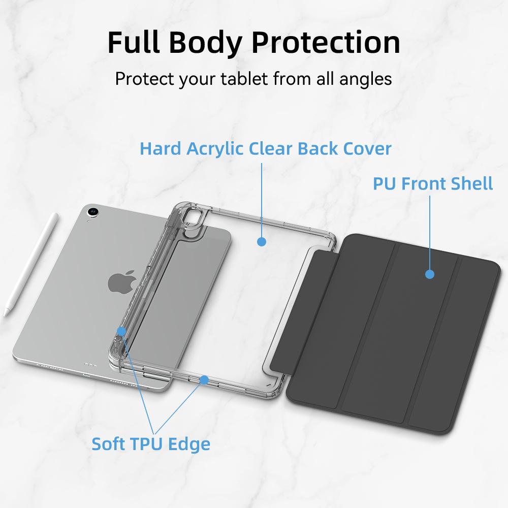 For  iPad Air 6 Case iPad Air 5  6 11 iPad Pro 11 12.9 13 10 Gen 10.2 9th 8th 7th 9.7 6th 5th Mini 7 6 Case With Pen Holder