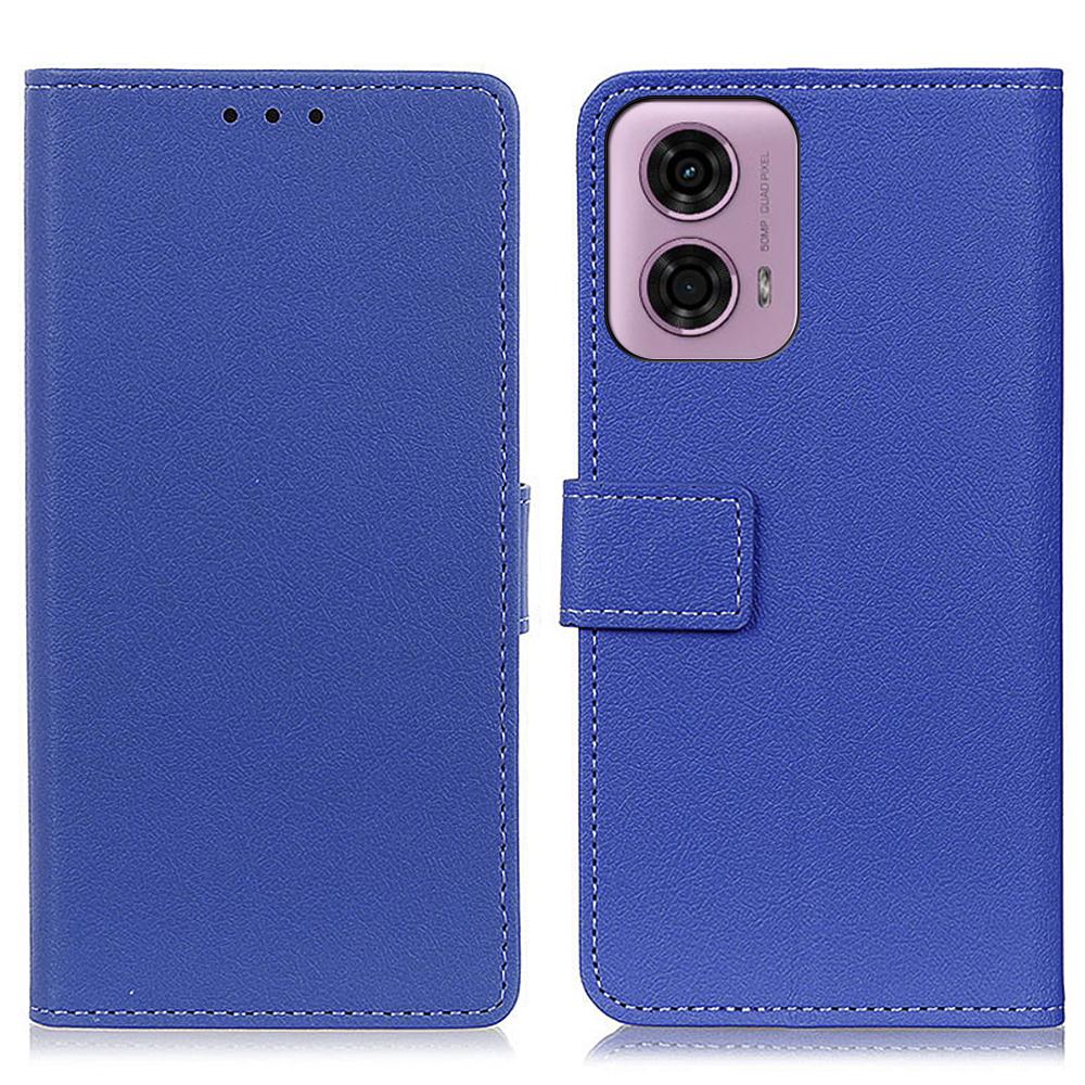 

For Motorola Moto G24 Power Stand Case PU Leather Wallet Phone Cover C