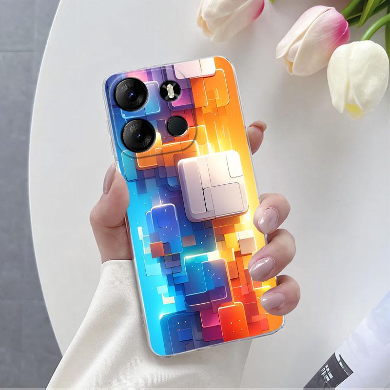 For Infinix Smart 7 Smart 6 HD Plus Case Luxury Protective Cover For Infinix Smart 5 India Marble Clear Soft Silicone Phone Case