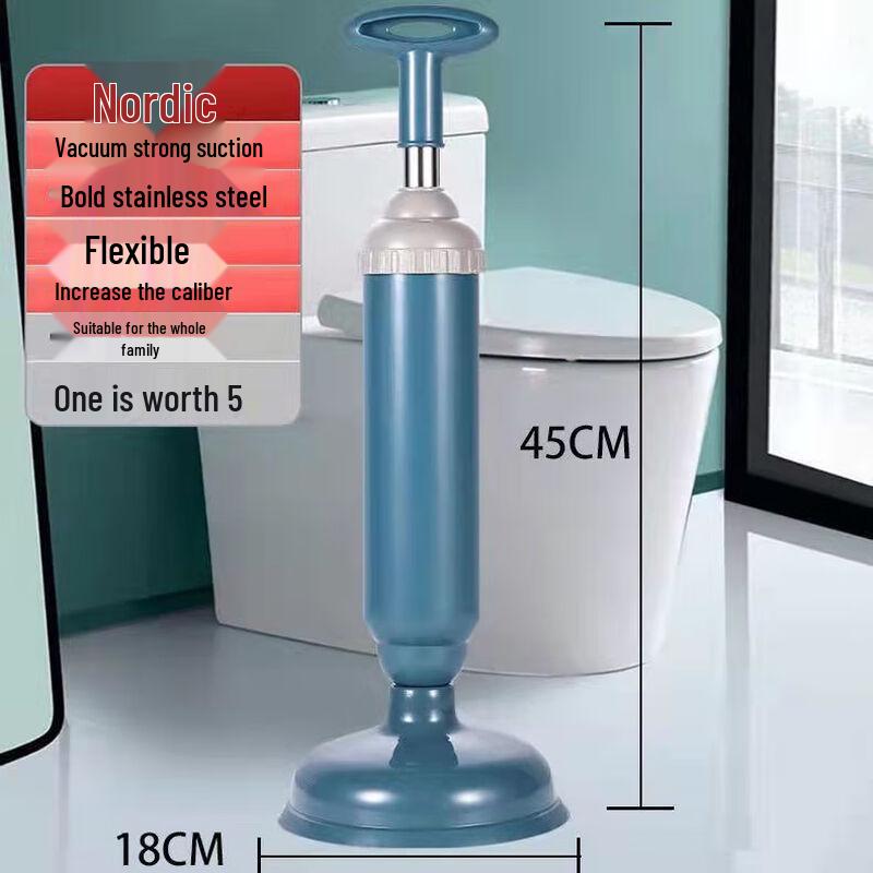 Stainless Steel Manual Toilet Drain Cleaner
