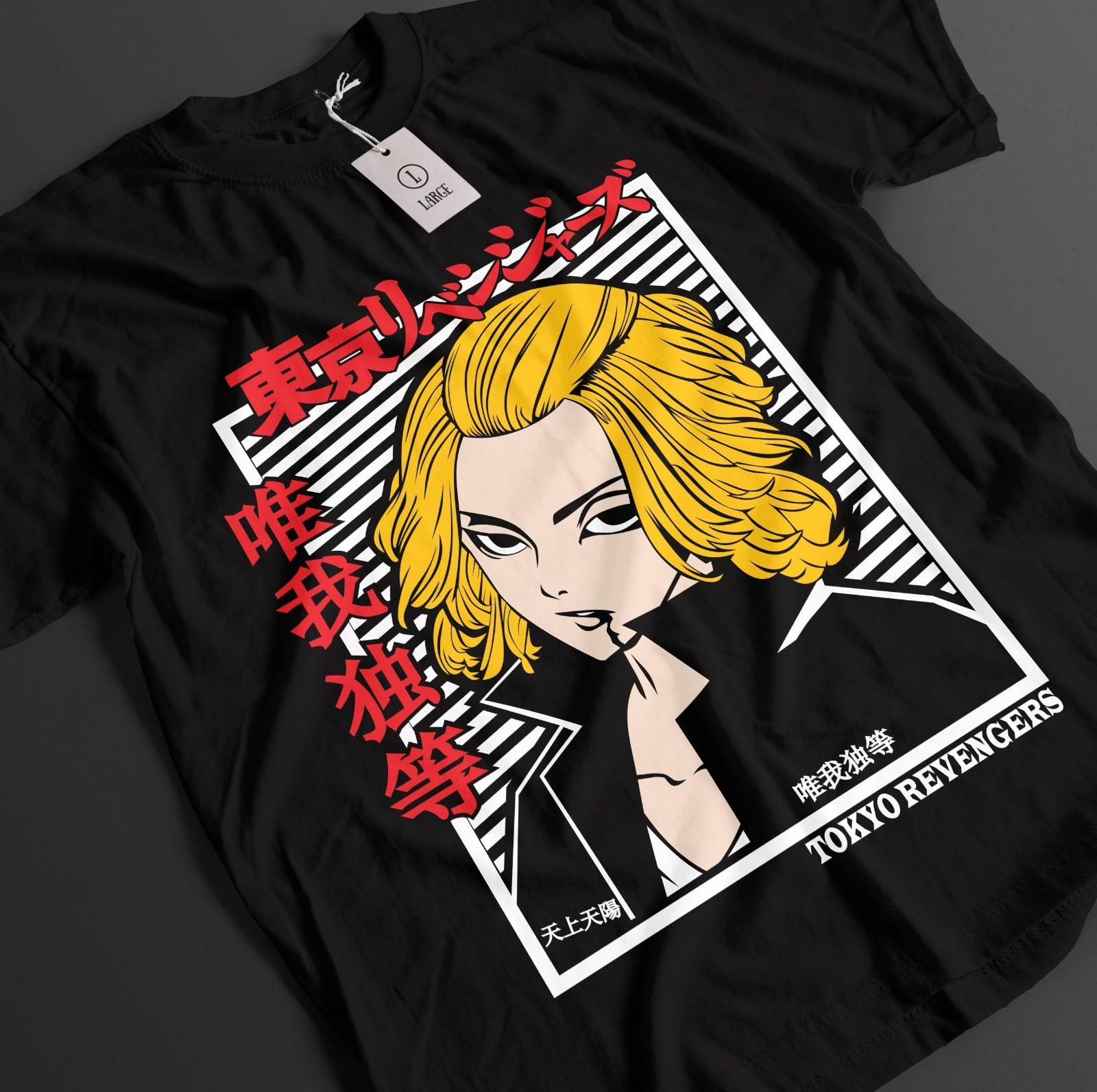 

Tokyo Revengers Shirt Manjiro Sano Tshirt Mikey Tee Draken T-Shirt Mens Womens Tees Top Takemichi Top L