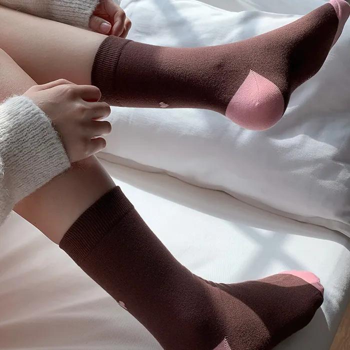 [3 Set] Heart Socks