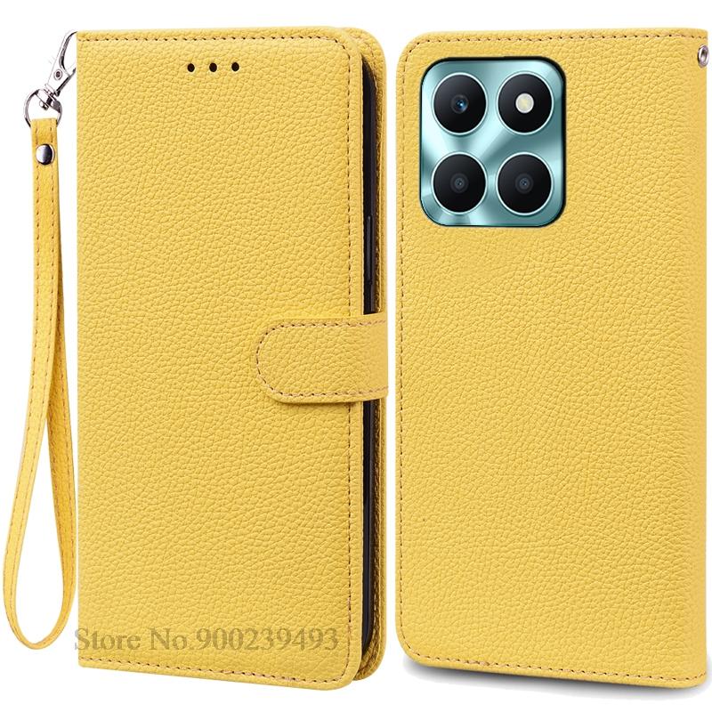 For Honor X6B Case Leather Flip Wallet Case For Honor X6B Phone Case Book Cover For Honor X6B Housing Coque Fundas