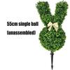 Artificial Artificial Bunny Topiary Green Easter Bunny Plant Boxwood Topiary Tree  Easter Themed
