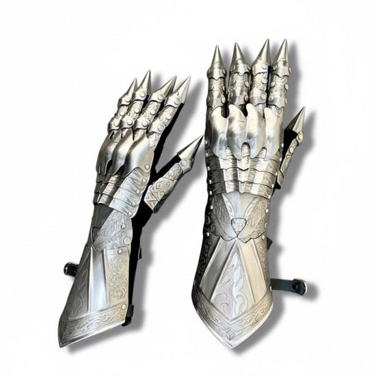 

Средневековые рыцарские перчатки: Перчатки с броней из стали 18-го калибра