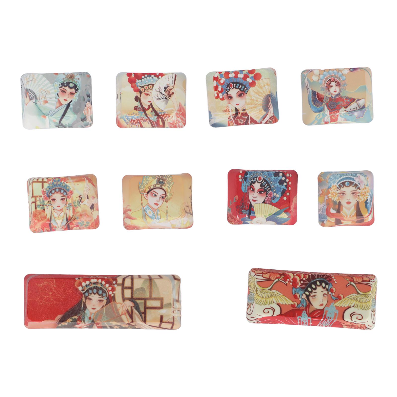 

Keycaps Chinese Style Theme PBT Material Excellent Durability Easy Typing DIY Keycaps