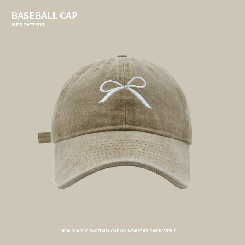 

Big head circumference soft top baseball cap men s spring and summer P letters retro cement gray versatile face small holes peaked cap women （54-58cm）