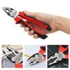 WISEUP 1pcs 6” 7” 8” Industrial Grade Steel Wire Cutter Universal Long Nose Nippers Diagonal Construction Pliers Hand Tool